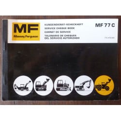 MASSEY-FERGUSON MF77C

Carnet de services

CS-MF-77C - Manuel d'entretien