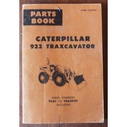 CATERPILLAR 922

Traxcavator

CP-CAT-922 - Catalogue de pièces