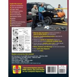 S-10 Envoy 94-05Revue technique Haynes CHEVROLET Anglais