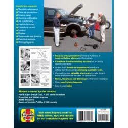 Super Duty Pick-up 99-10 Revue technique Haynes FORD Anglais