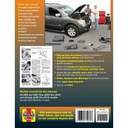 Titan 04-14 Armada 05-14 Revue technique Haynes NISSAN Anglais