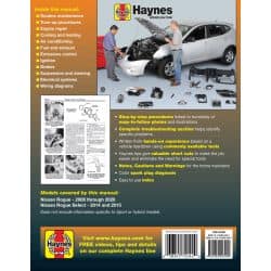 Rogue 08-15 Revue technique Haynes NISSAN Anglais