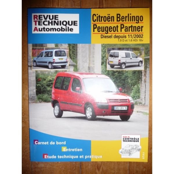 Berlingo Partner 02- Revue Technique Citroen Peugeot
