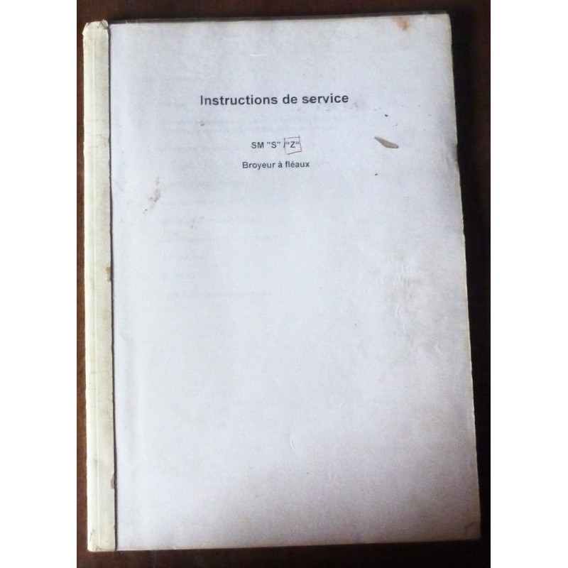 copy of 168 - 188 MF LIVRET INSTRUCTION MASSEY FERGUSON