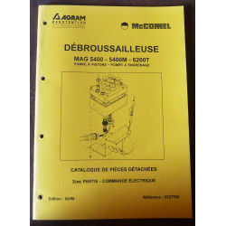 MAG 5400 - 6200 - IIb - Catalogue Pieces AGRAM debroussailleuse