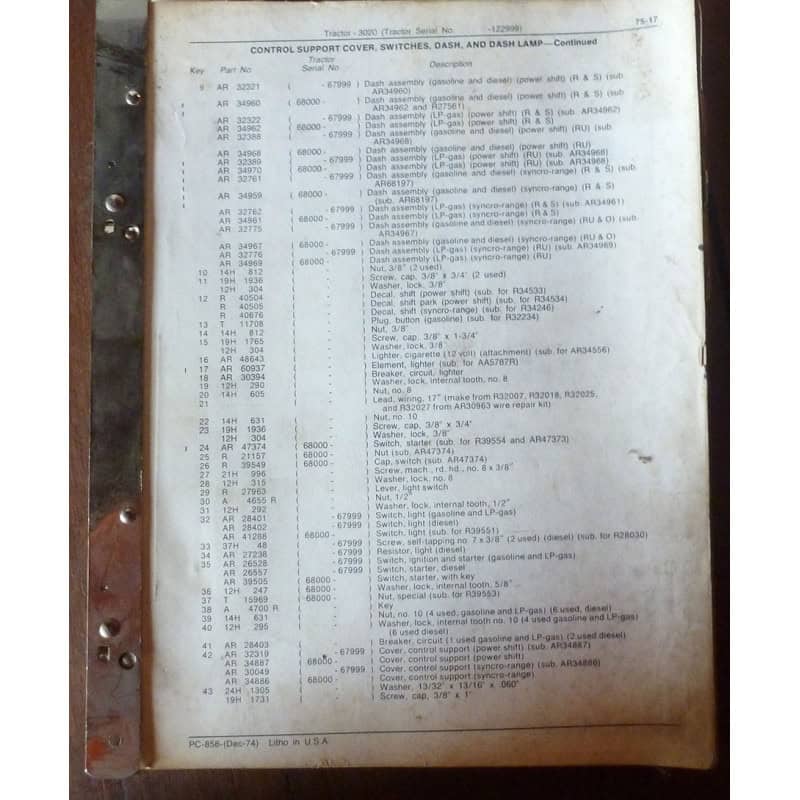 copy of Galaxy 170 Catalogue Pieces Same