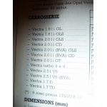 Vectra 93- Revue Technique Opel