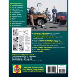 Wagoneer Grand Wagoneer Cherokee Revue Technique Haynes JEEP Anglais
