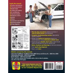TrailBlazer Envoy 02-09 Revue technique Haynes CHEVROLET Anglais