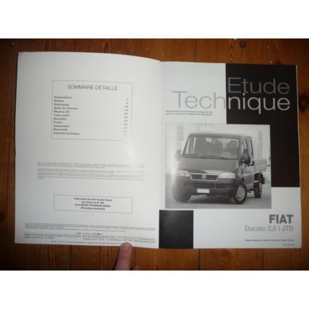 Ducato 2.8 JTD Revue Technique Fiat