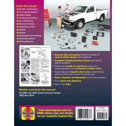 TACOMA 05-18Revue Technique Haynes TOYOTA Anglais