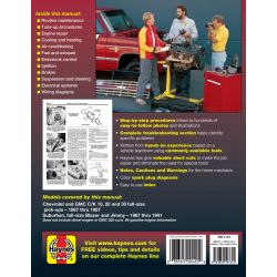 Pick-up 67-87 Revue technique Haynes CHEVROLET GMC Anglais