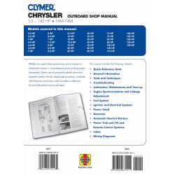 2.5-140 HP 66-84 Revue technique Haynes Clymer CHRYSLER Anglais