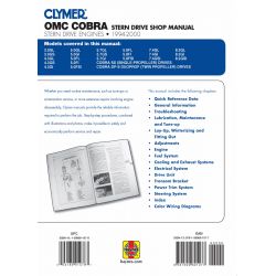 Cobra Stern 94-00 Revue technique Haynes Clymer OMC Anglais