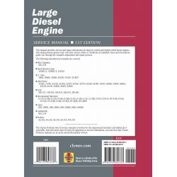 LARGE DIESEL ENGINE SERVICE Revue technique Clymer Anglais