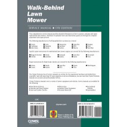 Walk-Behind Lawn Mower Ed 5 Revue technique Haynes Clymer Anglais