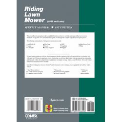 Riding Lawn Mower 92- V2 Revue technique Haynes Clymer Anglais