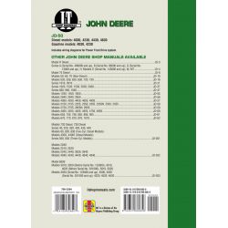 SRS 4030 4230 4430 4630 Revue technique Clymer DEERE Anglais