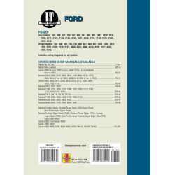 SRS 501 600 601 700 701Revue technique Clymer FORD Anglais