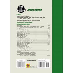 COMPL JD33 JD41 JD45 JD42 JD51 Revue technique Clymer DEERE Anglais
