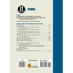 SRS 5000 5600 5610 6600+ Revue technique Clymer FORD Anglais