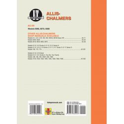 6060, 6070, 6080 Revue technique Haynes Clymer ALLIS CHALMERS Anglais