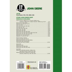 SRS 2750 2755 2855 2955 Revue technique Clymer DEERE Anglais