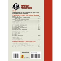 Mdls MF362 365 375 383 390+ Revue technique Clymer MF Anglais