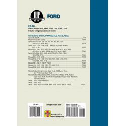 MDLS 5640 6640 7740 7840+ Revue technique Clymer FORD Anglais