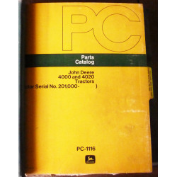 JOHN DEERE 4000 - 4020

CATALOGUE DES PIECES DETACHEES en Anglais

Ref : CP-JD-PC1116
