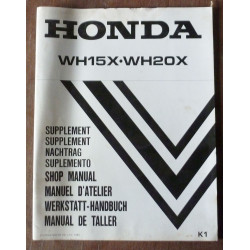 HONDA WH15X - WH20X

Manuel d'atelier - Supplément

Ref : MA-HON-WH15XS