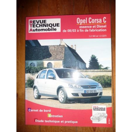 Corsa C 03- Revue Technique Opel