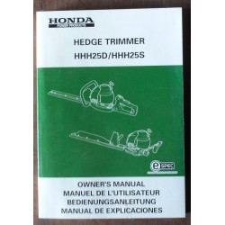 HONDA HHH25D-HHH25S

Tronçonneuses

Manuel Utilisateur

Ref : MU-HON-HHH25D