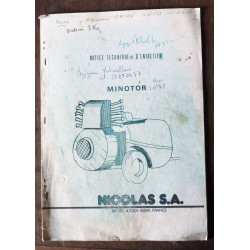 NICOLAS-THOMAS MINOTOR

Pulvérisateur pneumatique

Manuel d'entretien

Ref : ME-NIC-MINOTOR