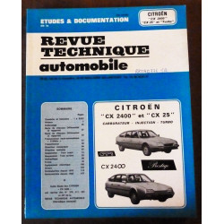 CITROEN CX 2400 - CX25

Carburateur - Injection - Turbo

RRTA0376.5A - Réédition