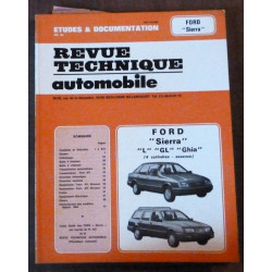 FORD Sierra 4 cylindres Essence

L - GL - GHIA

RRTA0433.2 - Réédition