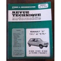 RENAULT R5

L - TL  - R1220 - R1221 - R1222

RRTA0318.3 - Réédition