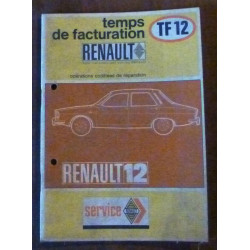 RENAULT R12

Temps de facturation

MR-REN-TF-R12 - Manuel de réparation
