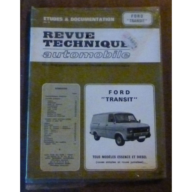 copy of Transit Die 86- Revue Technique Ford