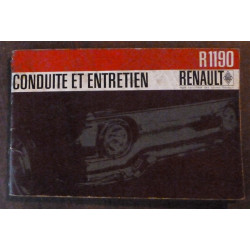 RENAULT R1190

Manuel de conduite et d'entretien

ME-REN-R1190 - Manuel Entretien