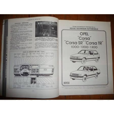 Corsa A 82-93 Revue Technique Opel