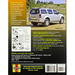 Navara D40 Pathfinder R51 05-13  Revue technique Haynes NISSAN Anglais