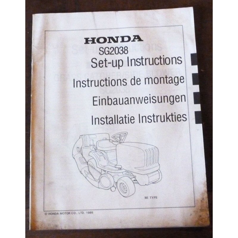 HONDA SG2038

Manuel d'assemblage

Ref : MU-HON-SG2038