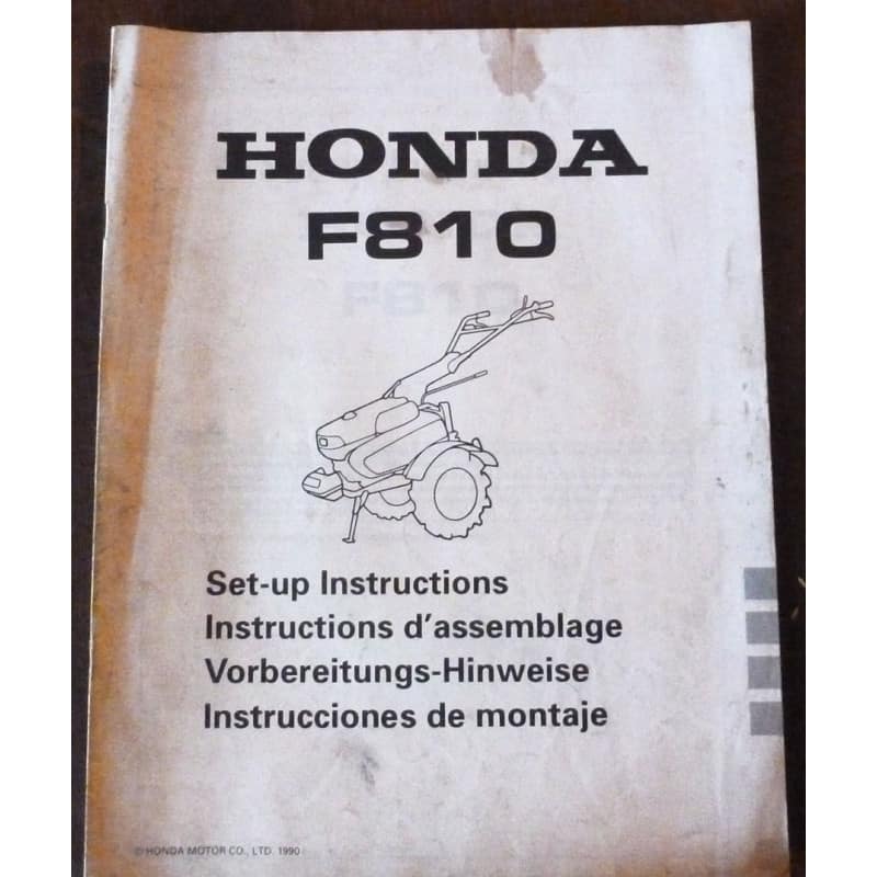 HONDA F810

Manuel d'assemblage

Ref : MU-HON-F810