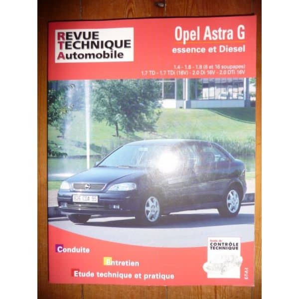 Astra G 98- Revue Technique Opel
