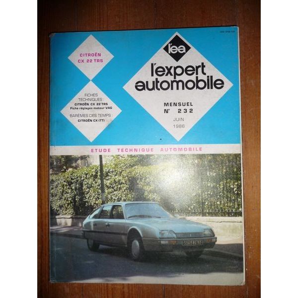 CX 22 TRS Revue Technique Citroen