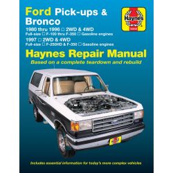 Pick-ups - Bronco 80-97 Revue technique Haynes FORD Anglais