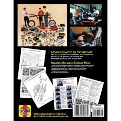 Rancher Recon TRX250EX ATVs 97-09 Revue technique Haynes HONDA Anglais