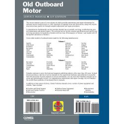 Old Outboard Motor Service V1 -30HP Revue technique Haynes Clymer Anglais