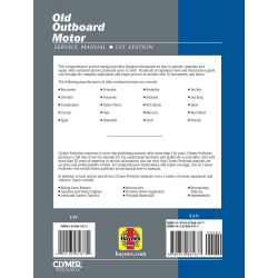 Old Outboard Motor Service V2 +30HP Revue technique Haynes Clymer Anglais